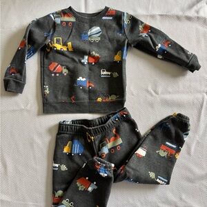 Garanimals Gray and Red Pajama Set